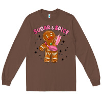 Chestnut sugar and spice Long Sleeve Tee - MaliasSmallBusiness