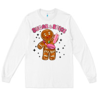 White sugar and spice Long Sleeve Tee - MaliasSmallBusiness