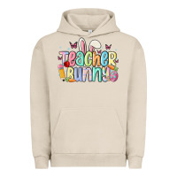 Pigment French Oak teacher bunny Urban Hoodie - MaliasSmallBusiness