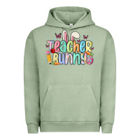 Pigment Oil Green teacher bunny Urban Hoodie - MaliasSmallBusiness