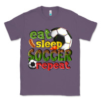 Lavender eat sleep soccer repeat Classic Tee - texasbilliewilder