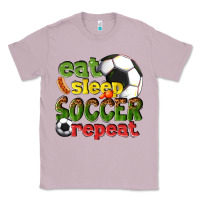 Lilac eat sleep soccer repeat Classic Tee - texasbilliewilder