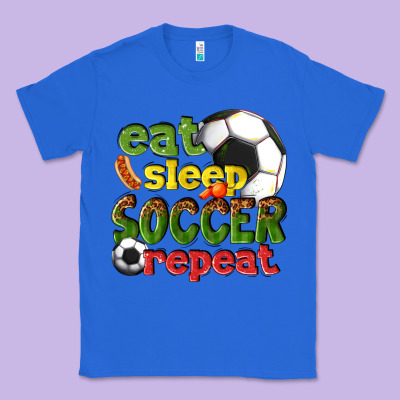 Eat Sleep Soccer Repeat Classic Tee Designed By Texasbilliewilder