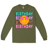 Army Green birthday Long Sleeve Tee - MaliasSmallBusiness