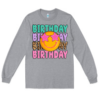 Heather Grey birthday Long Sleeve Tee - MaliasSmallBusiness