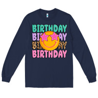 Navy birthday Long Sleeve Tee - MaliasSmallBusiness