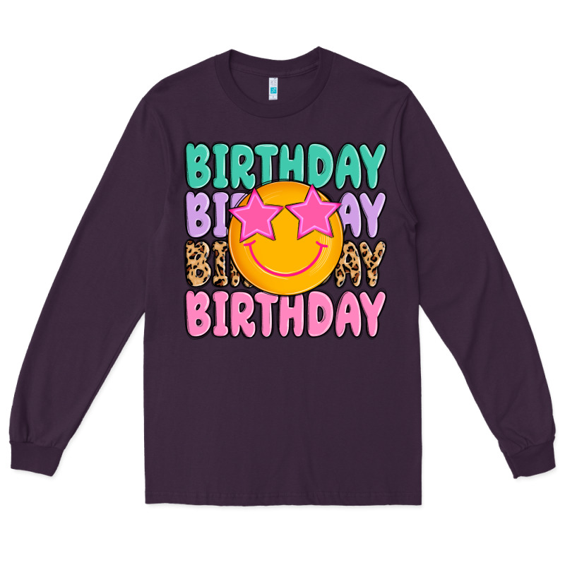 Birthday Long Sleeve Tee by MaliasSmallBusiness | Teevron