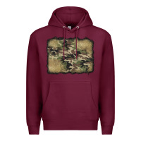 Burgundy camouflage glitter background Premium Hoodie - Jasminsmagicworld