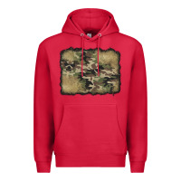 Cardinal camouflage glitter background Premium Hoodie - Jasminsmagicworld