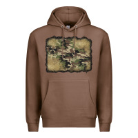Chestnut camouflage glitter background Premium Hoodie - Jasminsmagicworld