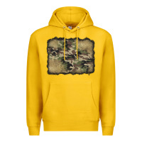 Lemon camouflage glitter background Premium Hoodie - Jasminsmagicworld
