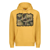 Mustard camouflage glitter background Premium Hoodie - Jasminsmagicworld