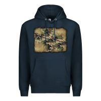 Navy camouflage glitter background Premium Hoodie - Jasminsmagicworld