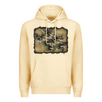 Pina Colada camouflage glitter background Premium Hoodie - Jasminsmagicworld