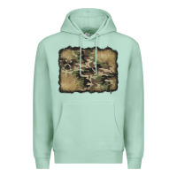Seafoam camouflage glitter background Premium Hoodie - Jasminsmagicworld