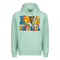 Seafoam love softball Premium Hoodie - AdoDesignShop