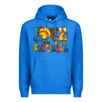 True Royal love softball Premium Hoodie - AdoDesignShop