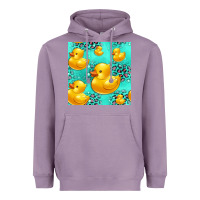 Lavender rubber duck seamless pattern Heavyweight Hoodie - HRA Design Shop