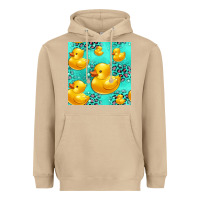 Mushroom rubber duck seamless pattern Heavyweight Hoodie - HRA Design Shop
