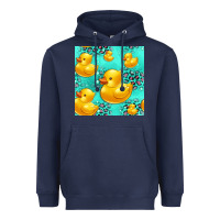 Navy rubber duck seamless pattern Heavyweight Hoodie - HRA Design Shop