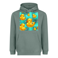 Sage rubber duck seamless pattern Heavyweight Hoodie - HRA Design Shop