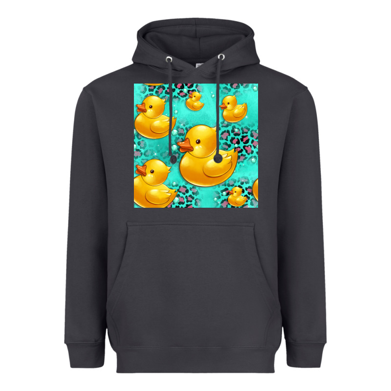 Rubber Duck Seamless Pattern Heavyweight Hoodie by HRA Design Shop | Teevron