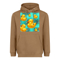 Toasted Coconut rubber duck seamless pattern Heavyweight Hoodie - HRA Design Shop