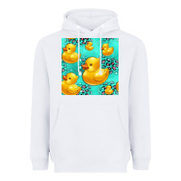 White rubber duck seamless pattern Heavyweight Hoodie - HRA Design Shop