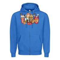 True Royal pomeranian coffee cups Zipper Hoodie - Zillion Design Studio