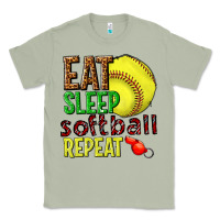 Matcha eat sleep softball repeat Classic Tee - texasbilliewilder