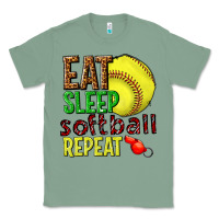 Sage eat sleep softball repeat Classic Tee - texasbilliewilder