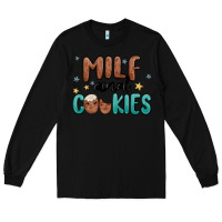 Black milf and cookies Long Sleeve Tee - MaliasSmallBusiness