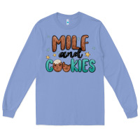 Colony Blue milf and cookies Long Sleeve Tee - MaliasSmallBusiness
