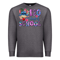 Charcoal Heather 120 days of school Premium Sweatshirt - AdoDesignShop