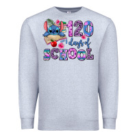 Heather Grey 120 days of school Premium Sweatshirt - AdoDesignShop