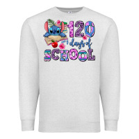 Oatmeal Heather 120 days of school Premium Sweatshirt - AdoDesignShop