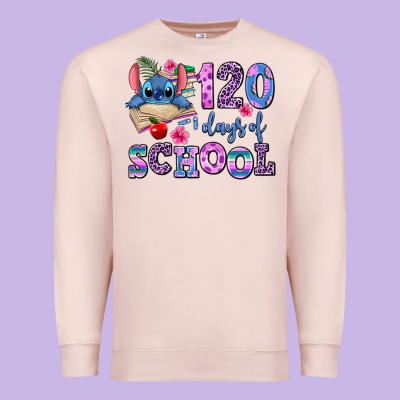120 Days Of School Premium Sweatshirt Designed By Adodesignshop
