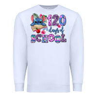 White 120 days of school Premium Sweatshirt - AdoDesignShop