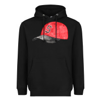 Black red softball cap fa element Heavyweight Hoodie - FaDigitalArtStudio