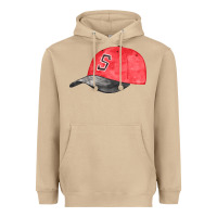 Mushroom red softball cap fa element Heavyweight Hoodie - FaDigitalArtStudio