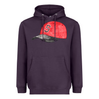 Plum red softball cap fa element Heavyweight Hoodie - FaDigitalArtStudio