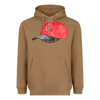 Toasted Coconut red softball cap fa element Heavyweight Hoodie - FaDigitalArtStudio