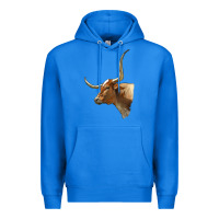 True Royal Texas Longhorn Cow Face Premium Hoodie - LillyAllenDesigns