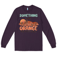 Plum something in the orange Long Sleeve Tee - MaliasSmallBusiness