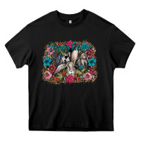 Black Happy Easter Heavy Core Tee - CowhideDigitalArt