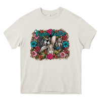 Cream Happy Easter Heavy Core Tee - CowhideDigitalArt