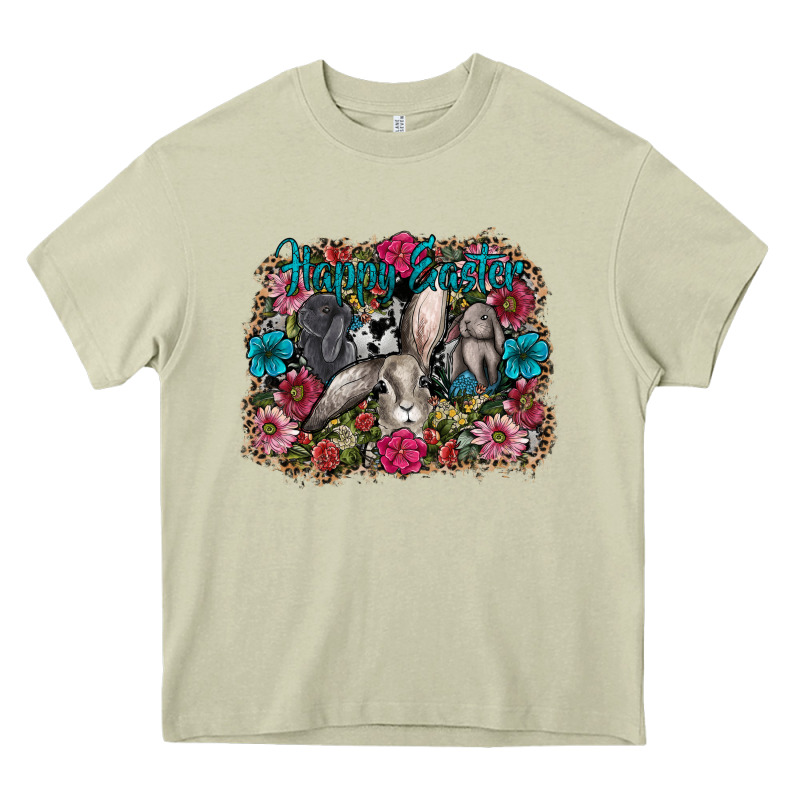 Happy Easter Heavy Core Tee by CowhideDigitalArt | Teevron