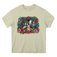 Mossy Happy Easter Heavy Core Tee - CowhideDigitalArt