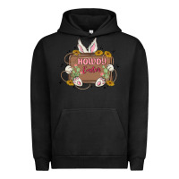 Pigment Black howdy easter Urban Hoodie - MaliasSmallBusiness