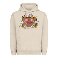 Pigment French Oak howdy easter Urban Hoodie - MaliasSmallBusiness